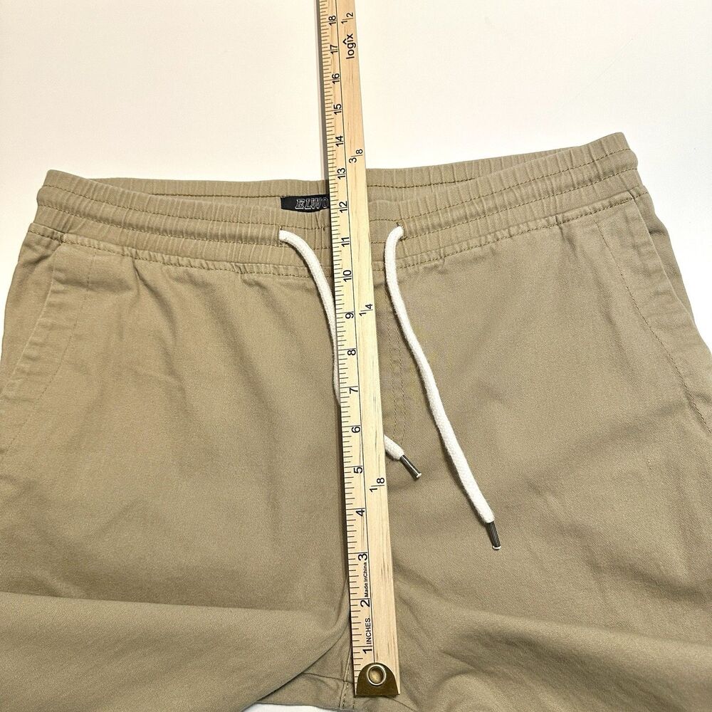 Elwood Joggers Pants Mens Size Medium Tan Khaki Drawstring Pockets Tapered - Picture 8 of 12